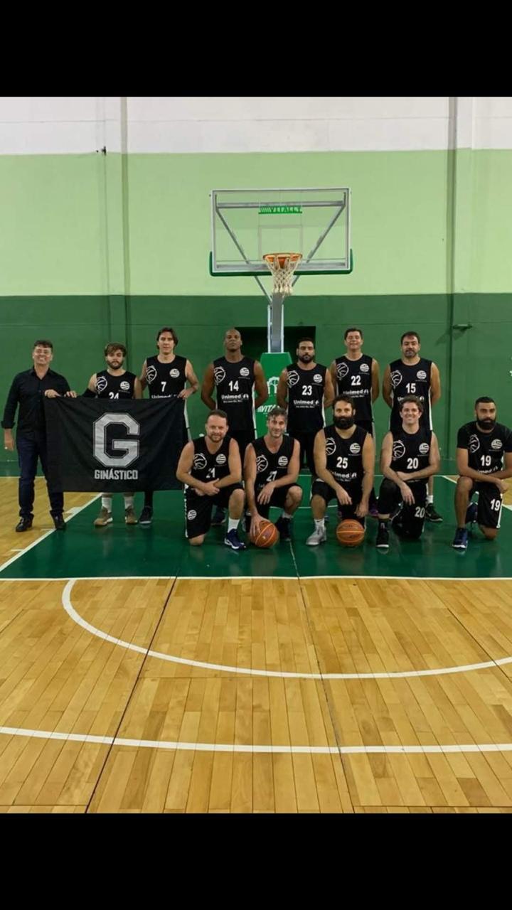Equipe que disputou o Open de Basquete Master de Brasília - DF (2019)